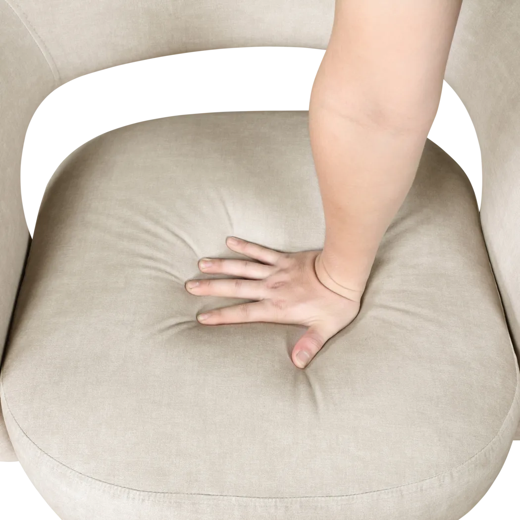 Elenoh Beige Accent Chair - Thumbnail - Image 5