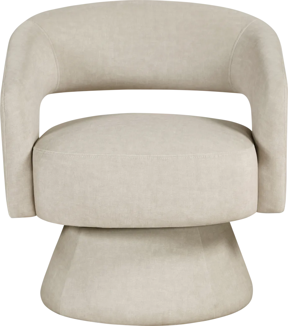 Elenoh Beige Accent Chair - Thumbnail - Image 6