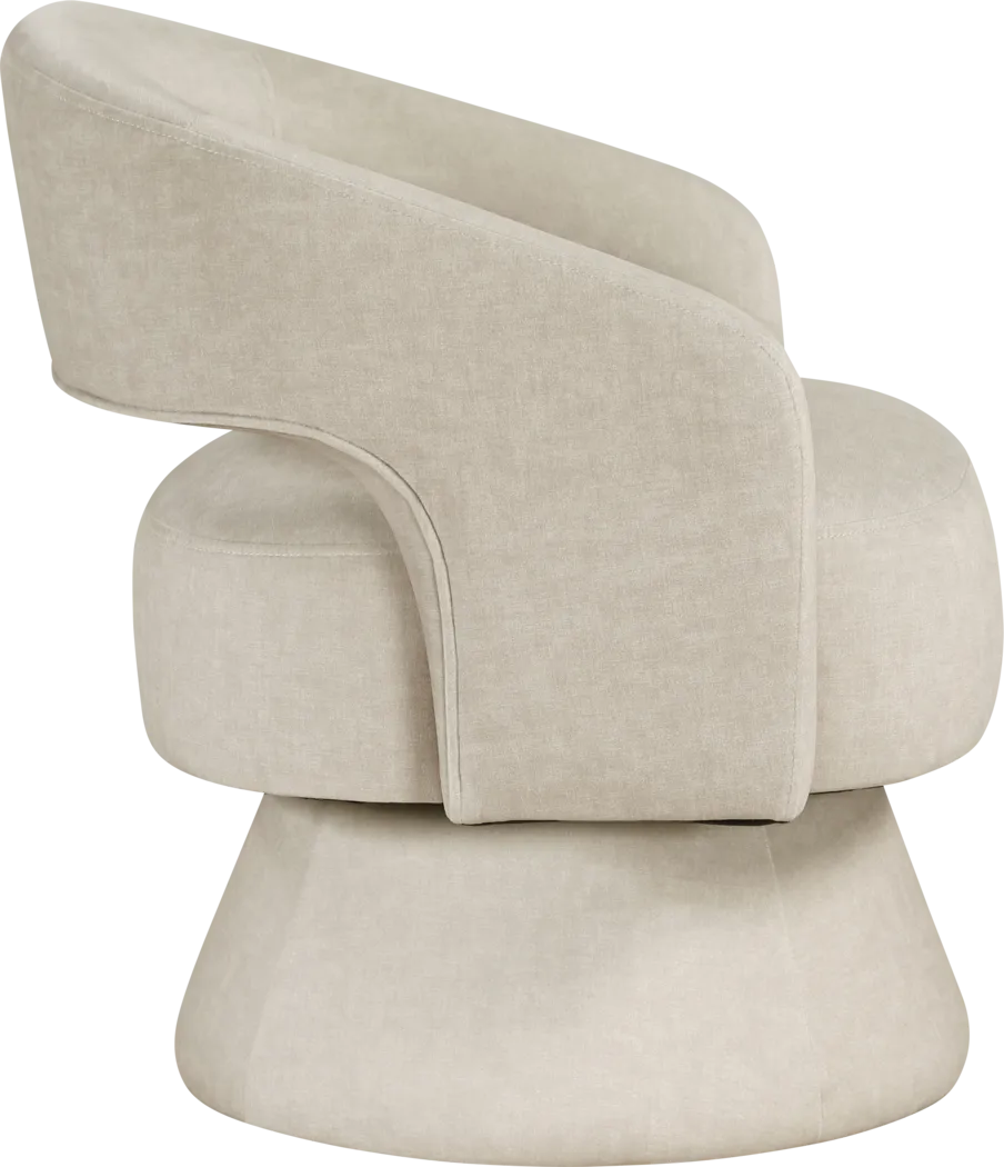 Elenoh Beige Accent Chair - Thumbnail - Image 7