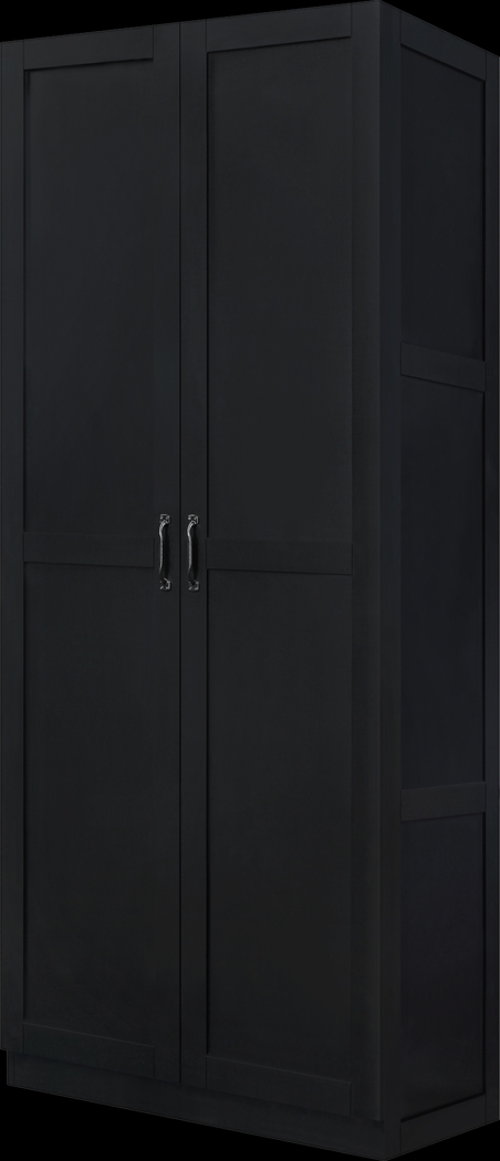 Elerton Black Storage Accent Cabinet - Thumbnail - Image 1