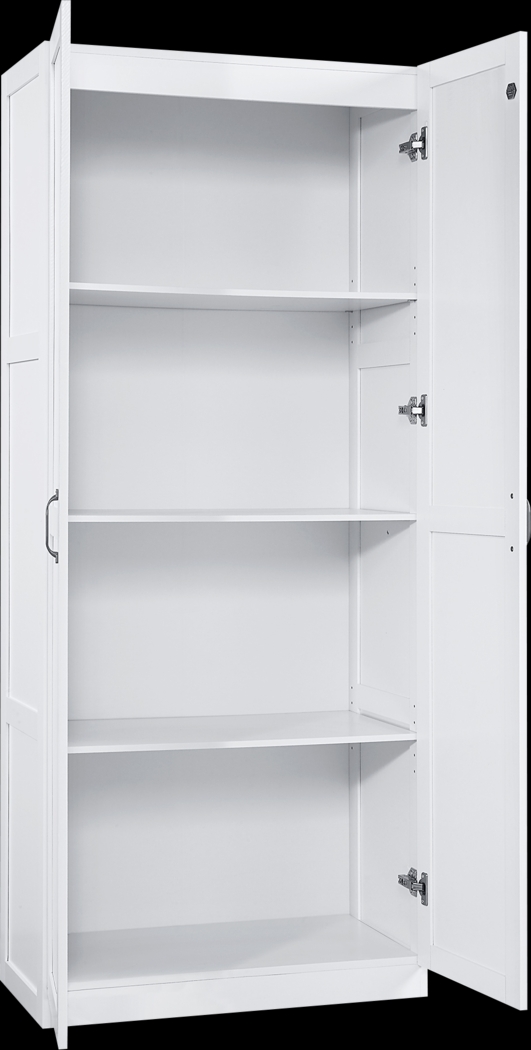 Elerton White Storage Accent Cabinet - Thumbnail - Image 3
