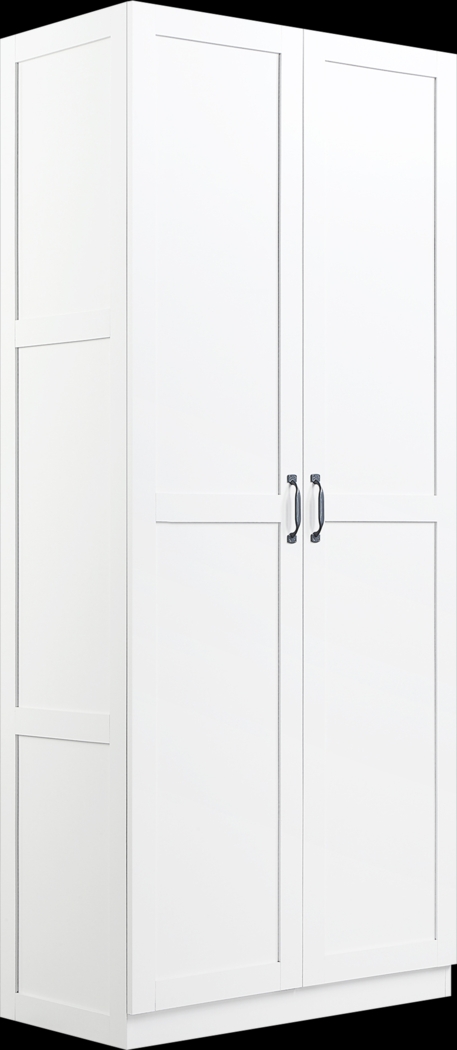 Elerton White Storage Accent Cabinet - Thumbnail - Image 1