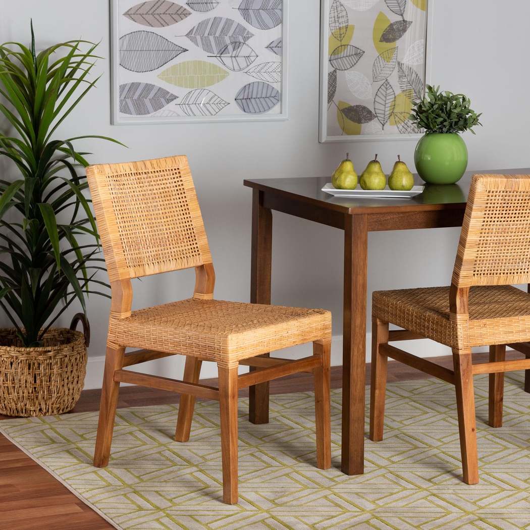 Elesya Brown Dining Chair - Thumbnail - Image 2