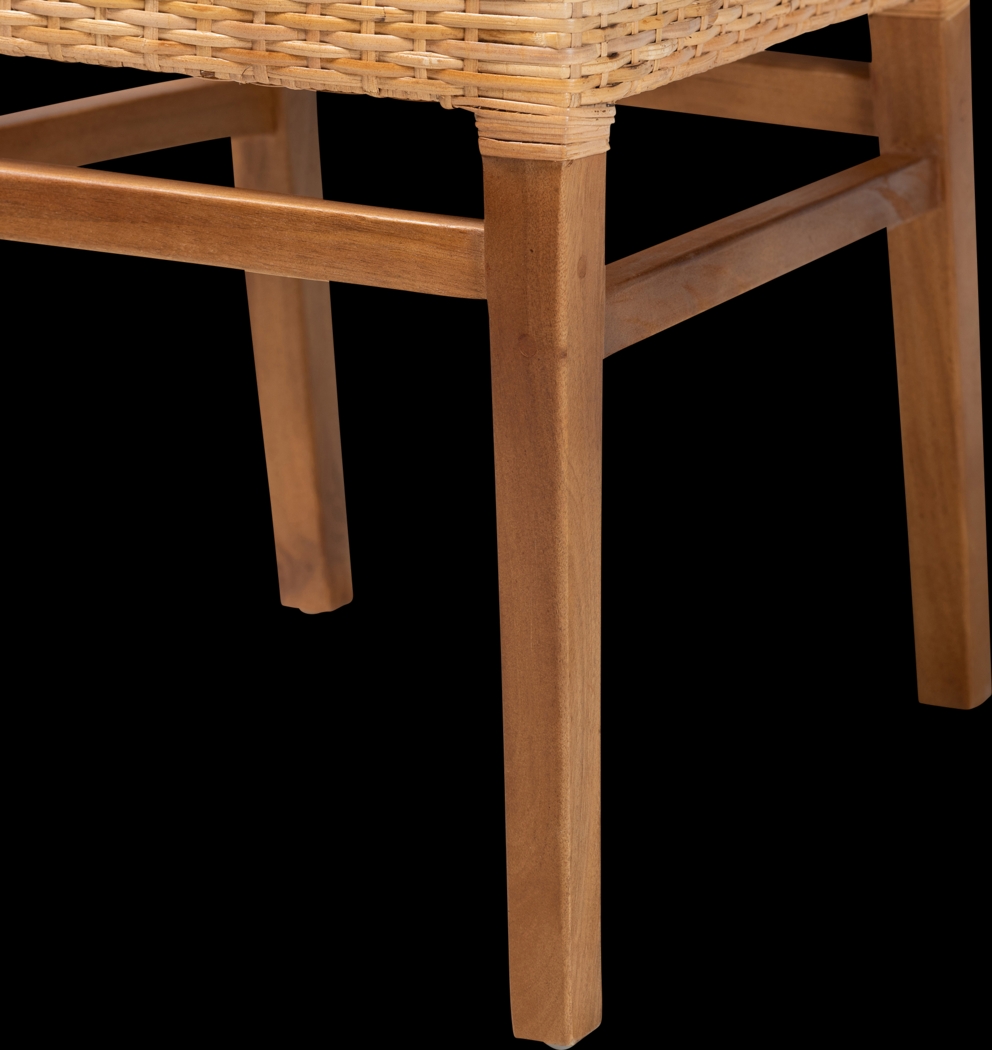 Elesya Brown Side Chair, Set of 2 - Thumbnail - Image 7