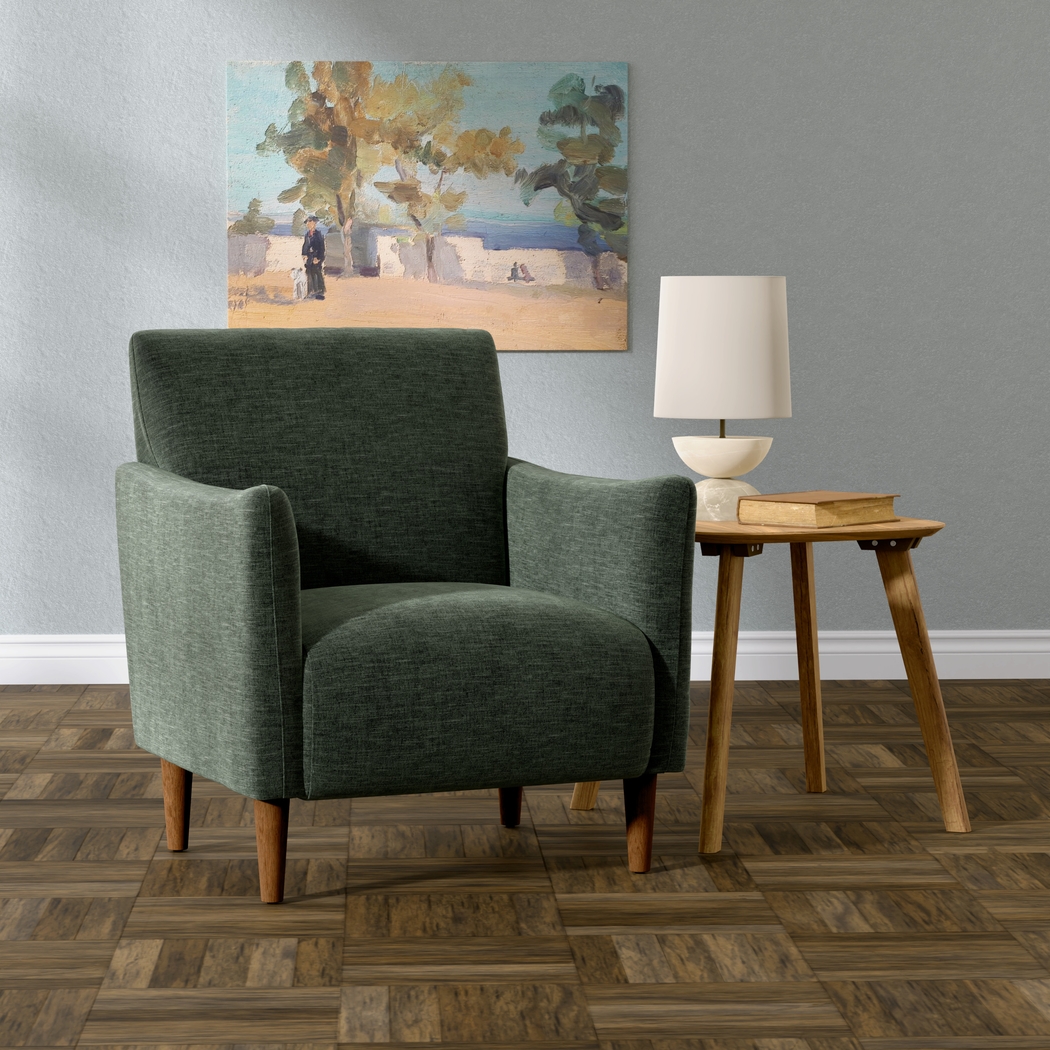 Eletei Green Accent Chair - Thumbnail - Image 2