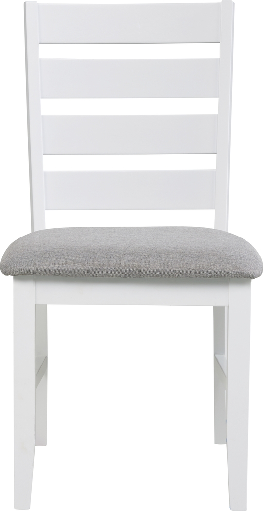 Elgen White 5 Pc Round Dining Set - Thumbnail - Image 4