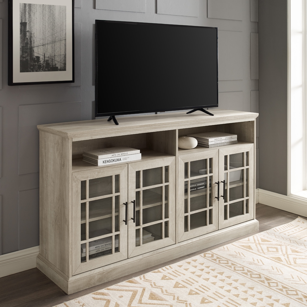 Elgywood White 58 in. Console - Thumbnail - Image 5