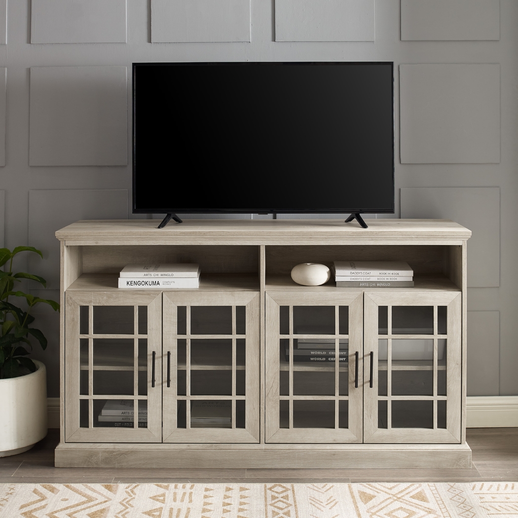 Elgywood White 58 in. Console - Thumbnail - Image 6