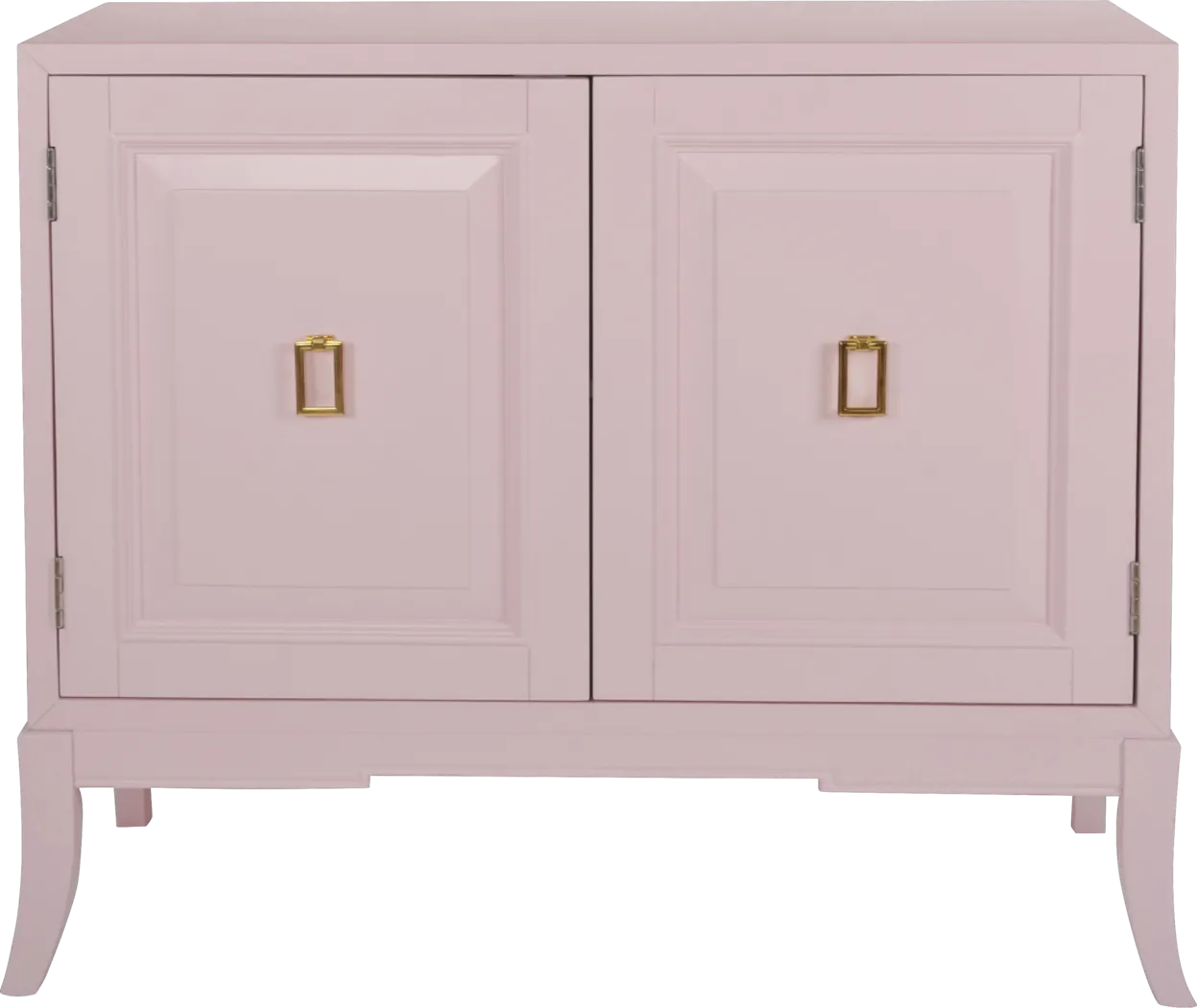 Eli Square Pink Accent Cabinet - Thumbnail - Image 3