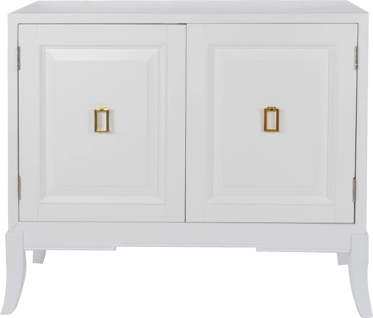 Eli Square White Accent Cabinet - Thumbnail - Image 3