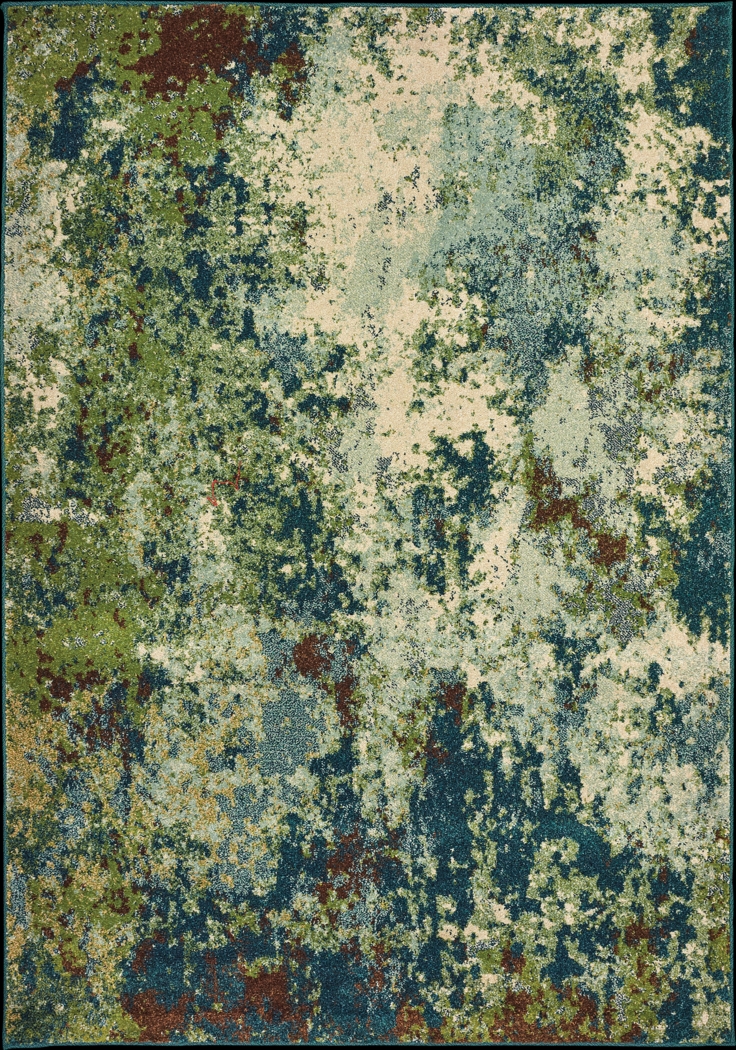 Elianna Blue 7'10 x 10'10 Rug - Thumbnail - Image 1