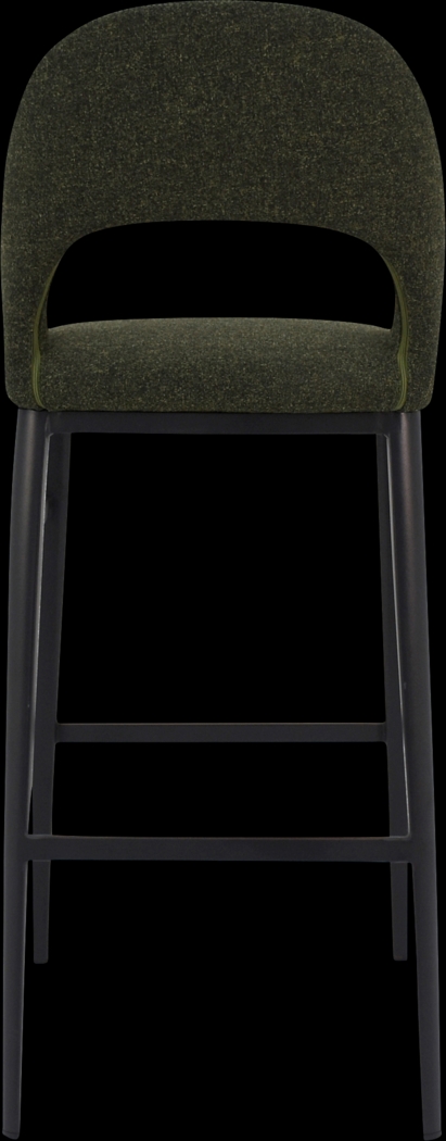 Elias Court Dark Green Barstool - Thumbnail - Image 4