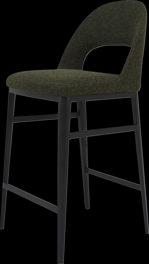 Elias Court Dark Green Counter Stool - Thumbnail - Image 2