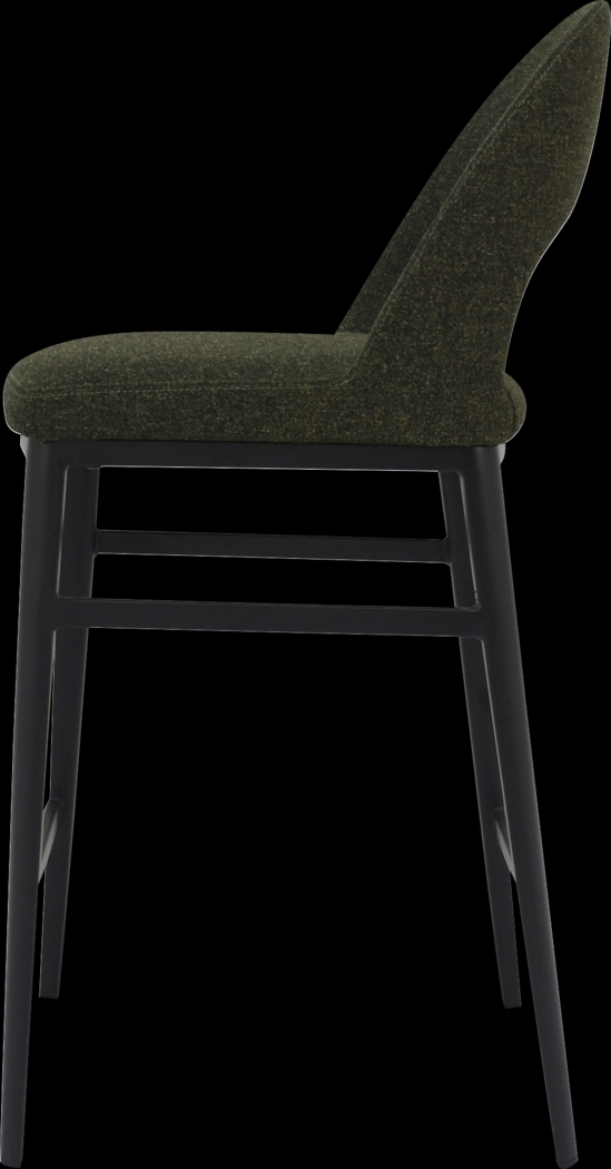 Elias Court Dark Green Counter Stool - Thumbnail - Image 3