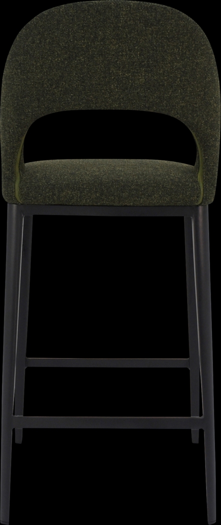Elias Court Dark Green Counter Stool - Thumbnail - Image 4