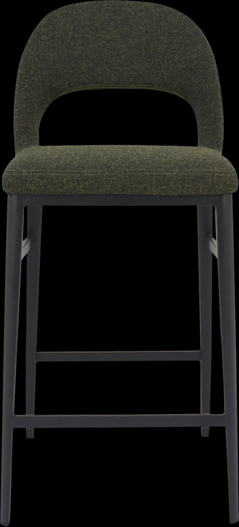 Elias Court Dark Green Counter Stool - Thumbnail - Image 1