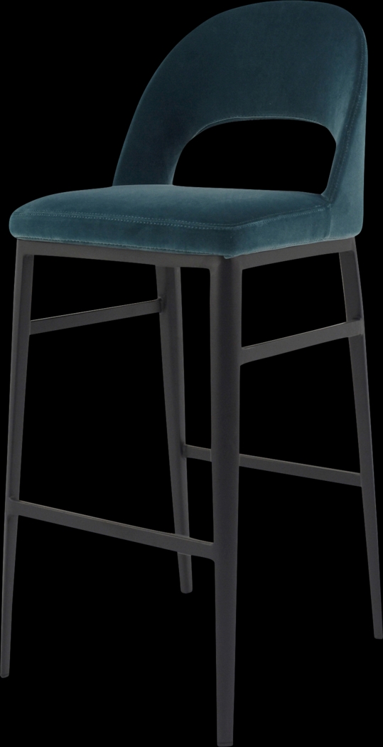 Elias Court Teal Barstool - Thumbnail - Image 2