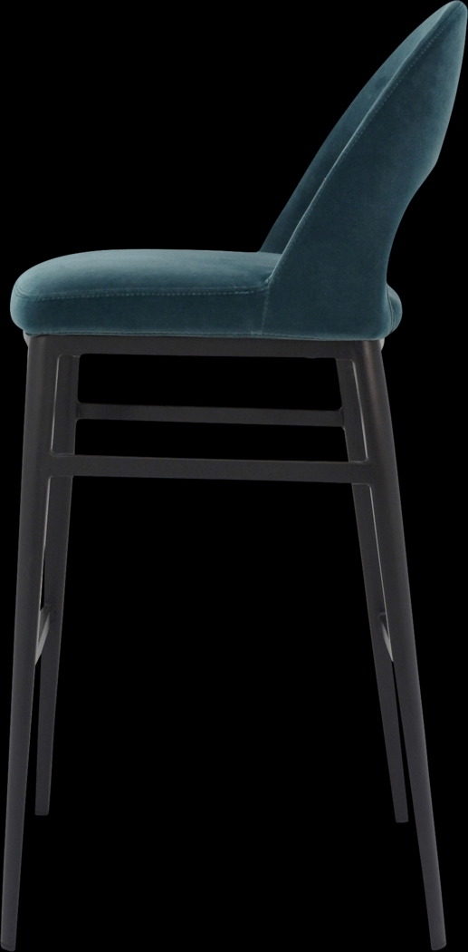 Elias Court Teal Barstool - Thumbnail - Image 3