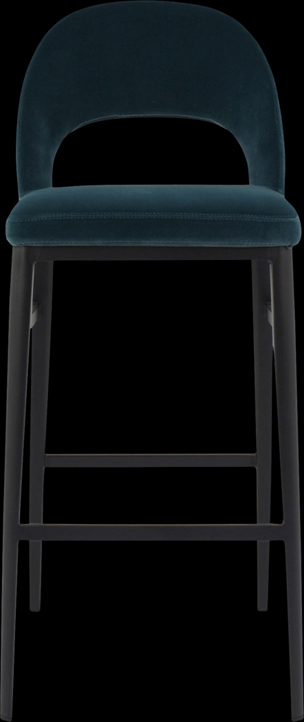 Elias Court Teal Barstool - Thumbnail - Image 1