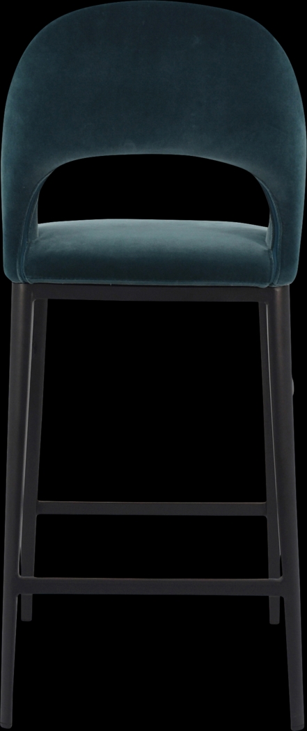 Elias Court Teal Counter Stool - Thumbnail - Image 4