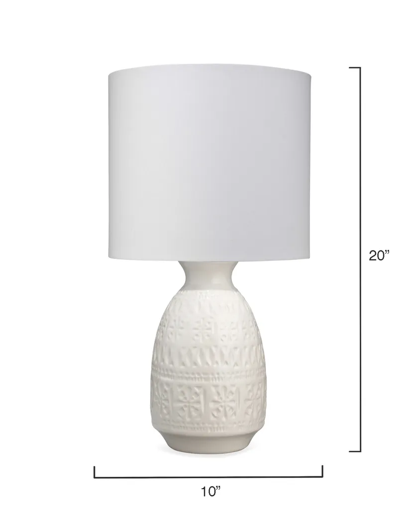 Eliaso White Lamp - Thumbnail - Image 3