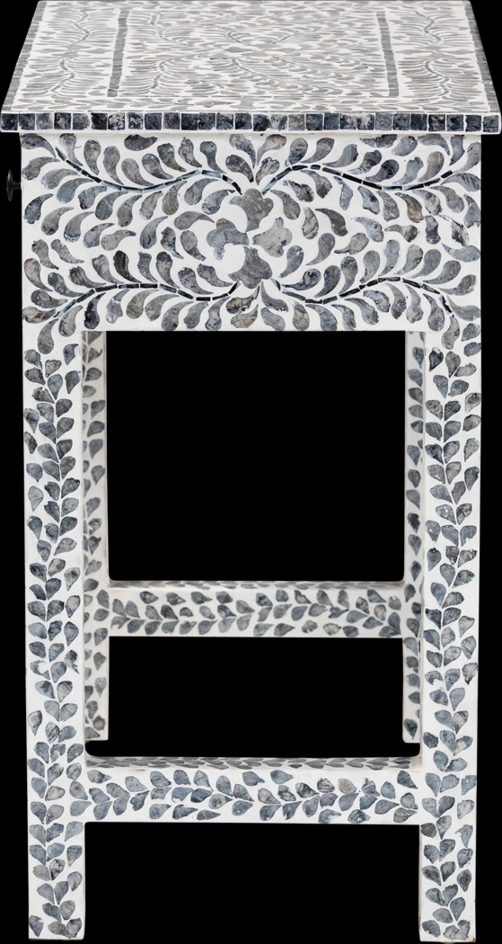 Eliasony White and Black Console Table - Thumbnail - Image 6