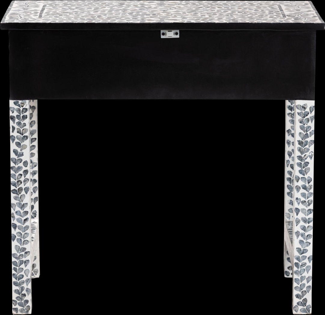Eliasony White and Black Console Table - Thumbnail - Image 7