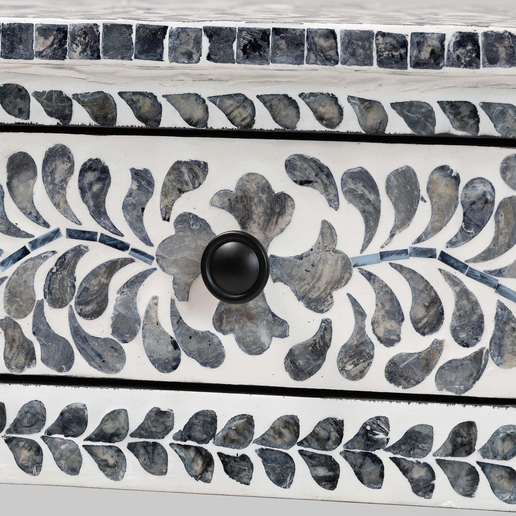 Eliasony White and Black Console Table - Thumbnail - Image 8