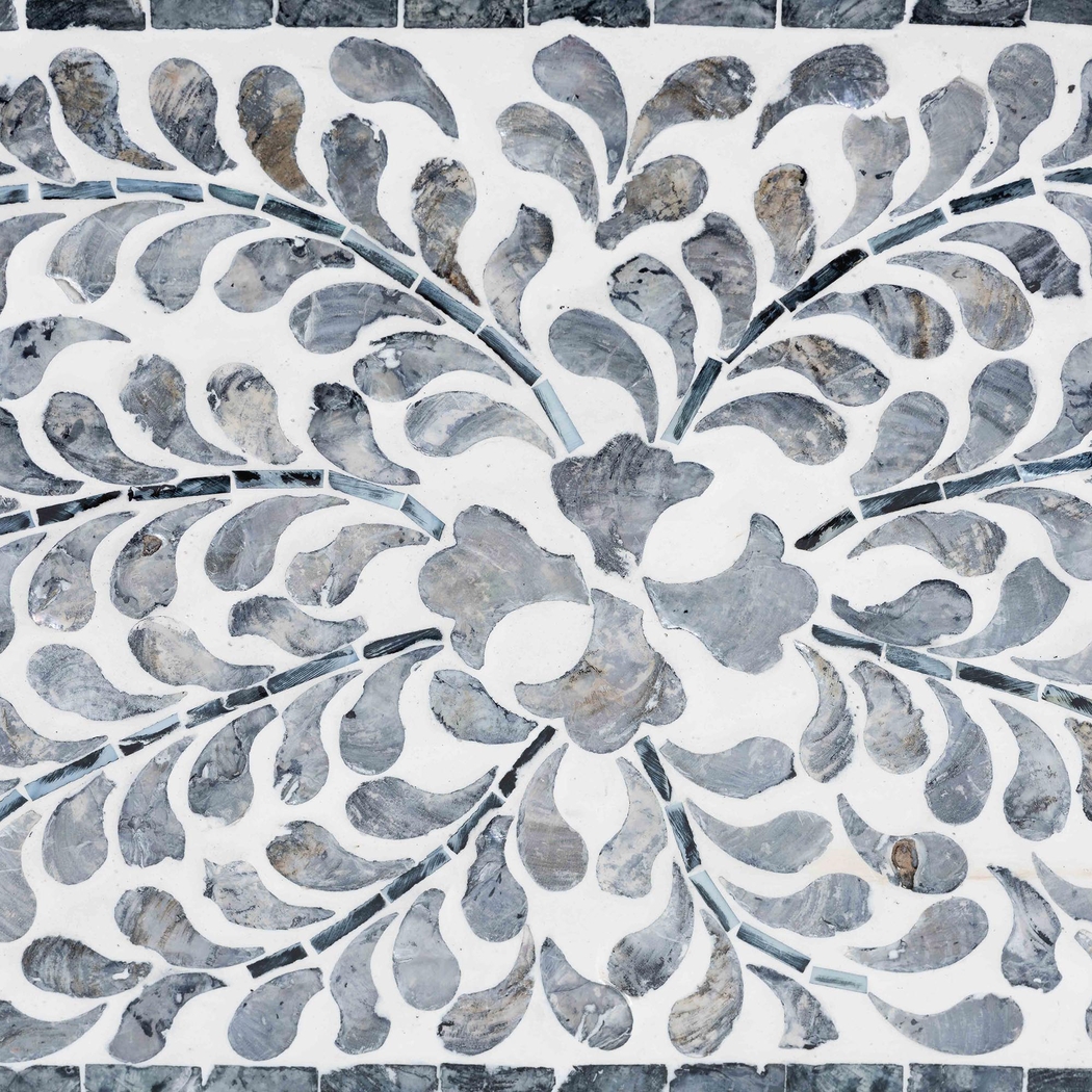 Eliasony White and Black Console Table - Thumbnail - Image 10