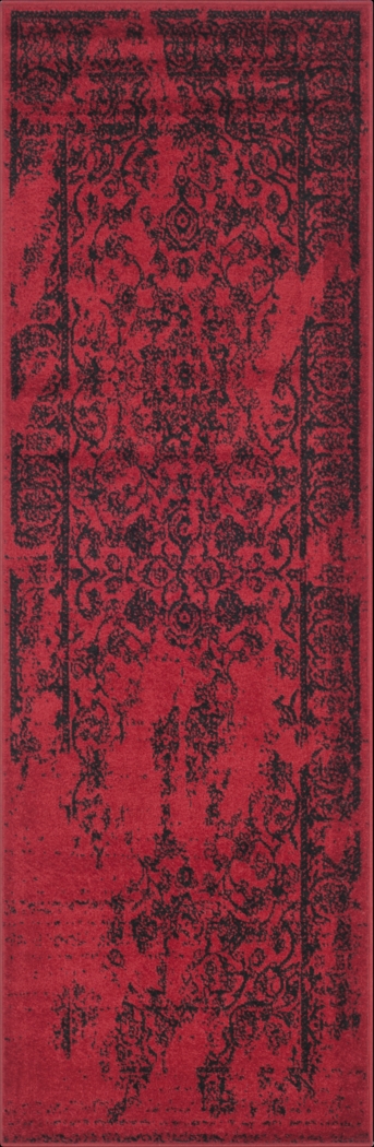 Elinora Red 2'6 x 8' Runner Rug - Thumbnail - Image 1