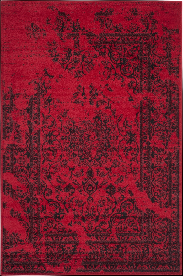 Elinora Red 5' x 8' Rug - Thumbnail - Image 1