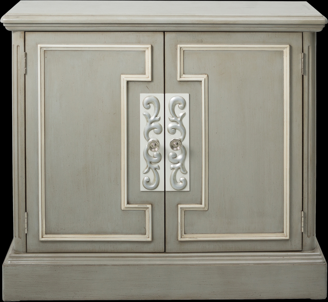 Elinore Gray Accent Cabinet - Thumbnail - Image 1