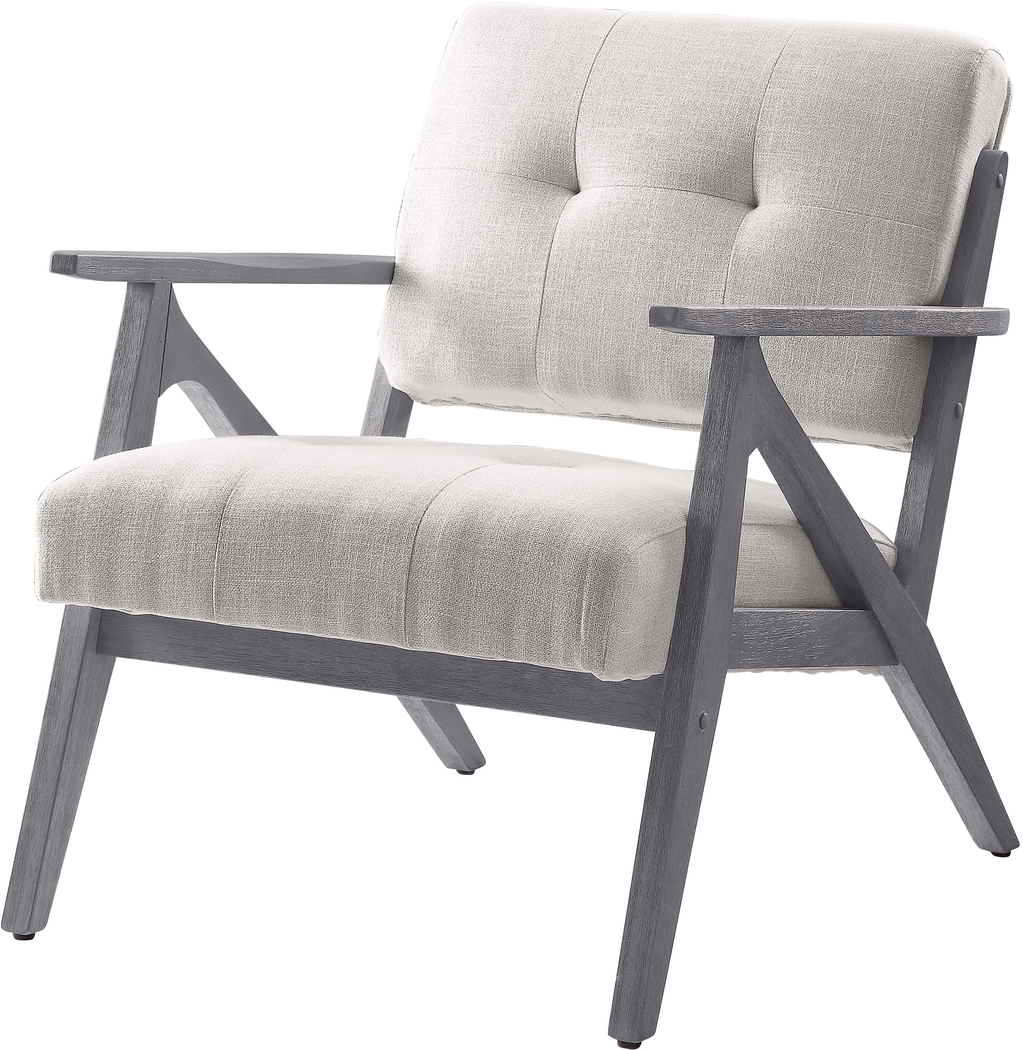 Eliona II Cream Accent Chair - Thumbnail - Image 5