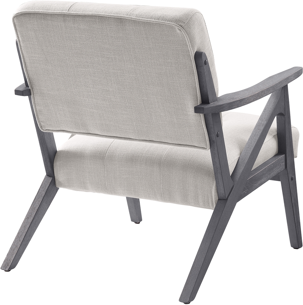 Eliona II Cream Accent Chair - Thumbnail - Image 7