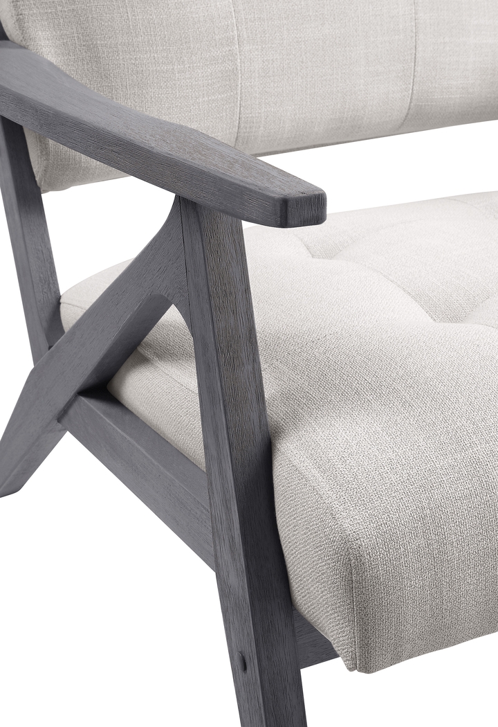 Eliona II Cream Accent Chair - Thumbnail - Image 8