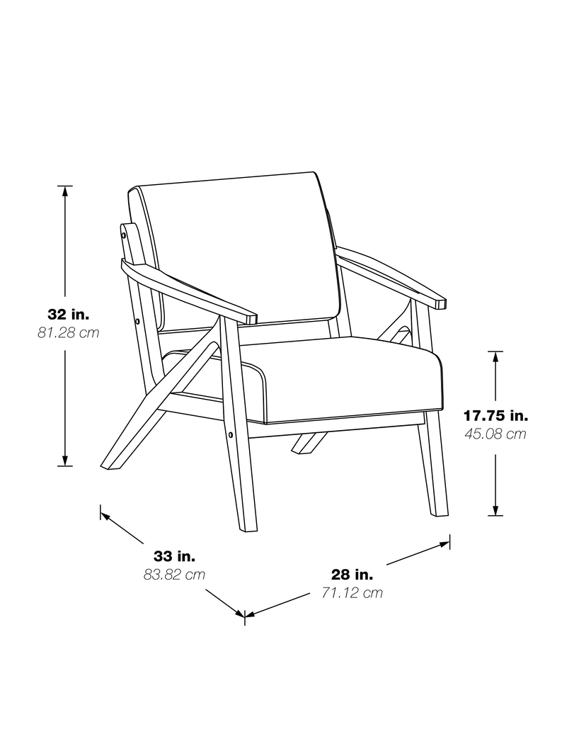 Eliona II Cream Accent Chair - Thumbnail - Image 9