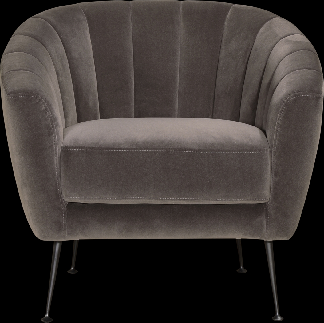Elivo Gray Accent Chair - Thumbnail - Image 2