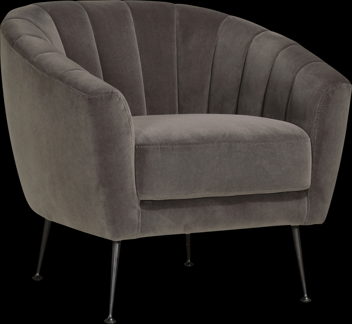 Elivo Gray Accent Chair - Thumbnail - Image 1