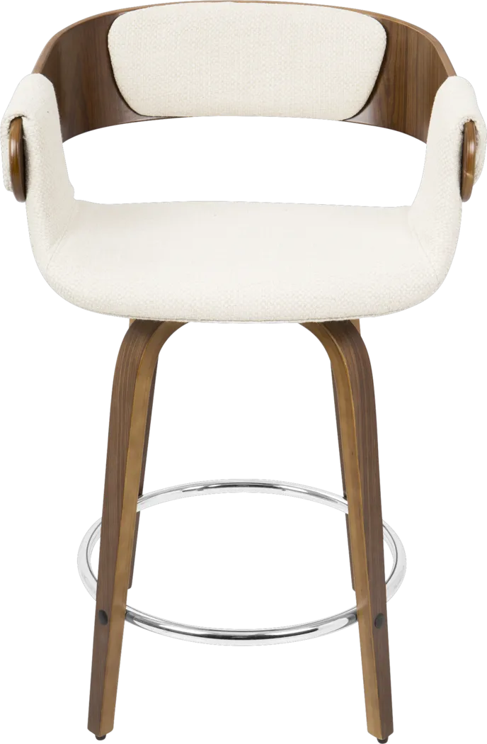 Eliza Cream Counter Height Stool - Thumbnail - Image 3