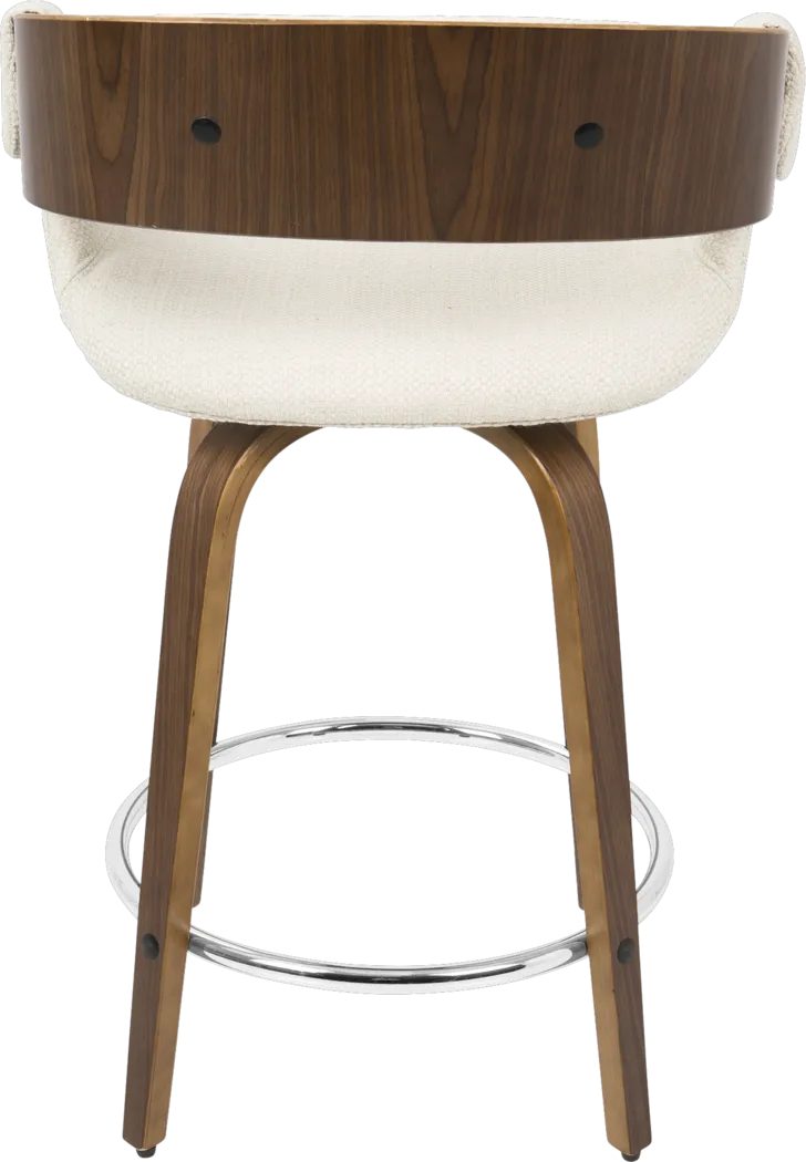Eliza Cream Counter Height Stool - Thumbnail - Image 4
