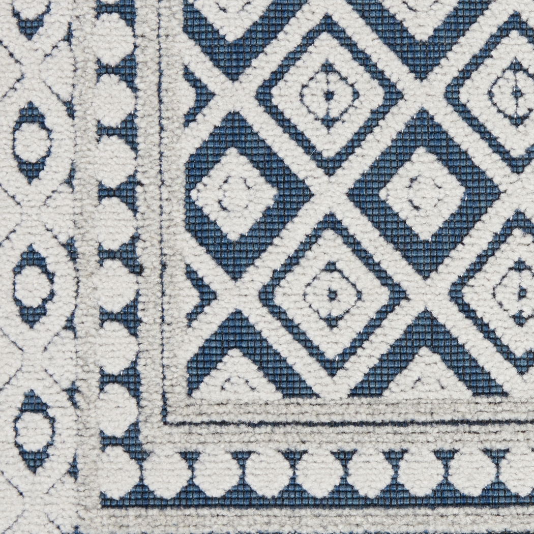 Elizardo Blue 5' x 7' Indoor/Outdoor Rug - Thumbnail - Image 6