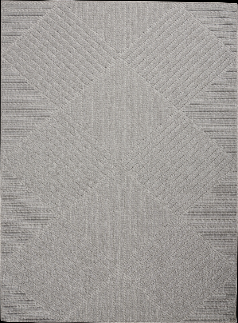 Elize Light Gray 5' x 7' Indoor/Outdoor Rug - Thumbnail - Image 1