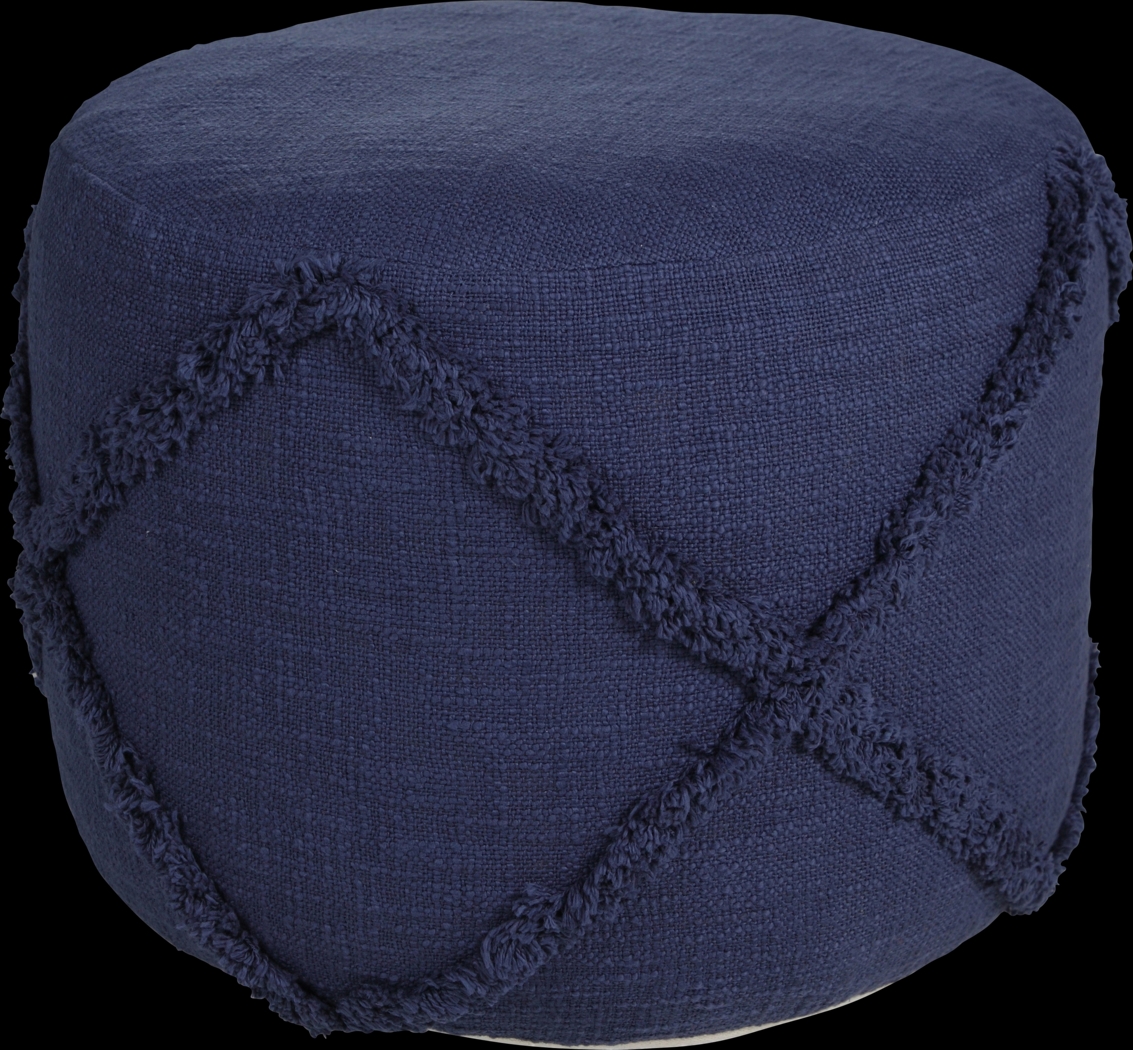 Elizeno I Navy Pouf - Thumbnail - Image 1