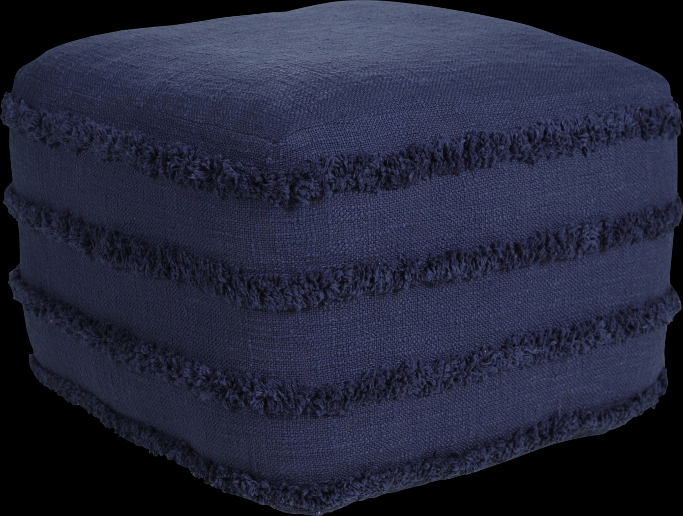Elizeno II Blue Pouf - Thumbnail - Image 1