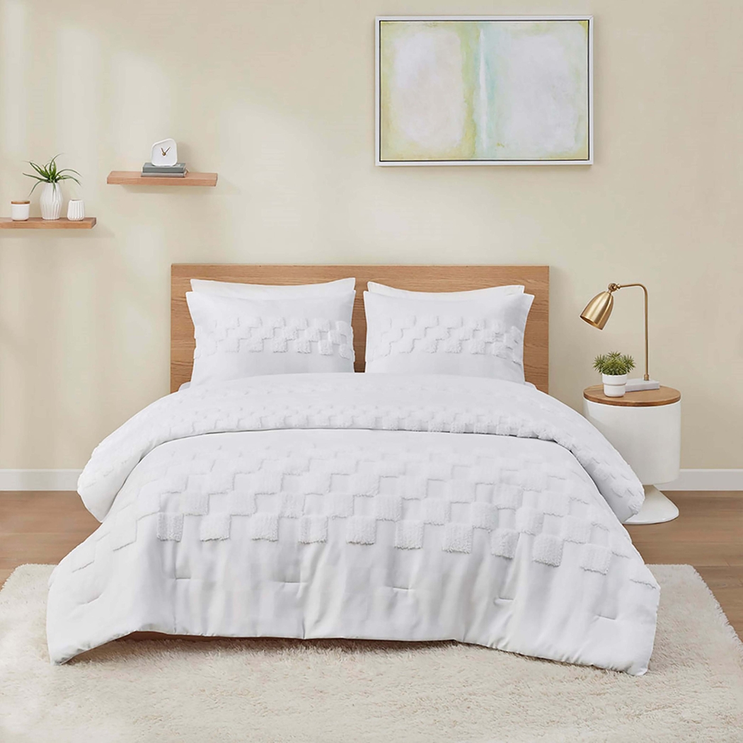 Elizid Off-White Full Comforter Set - Thumbnail - Image 2