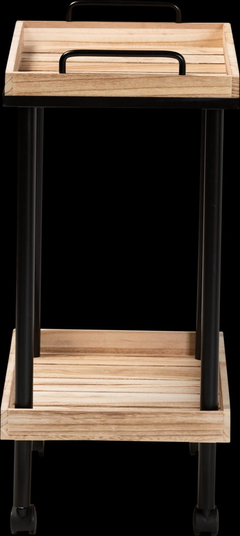 Elizons Brown Bar Cart - Thumbnail - Image 3