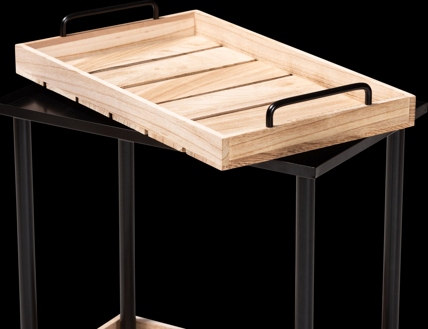 Elizons Brown Bar Cart - Thumbnail - Image 5