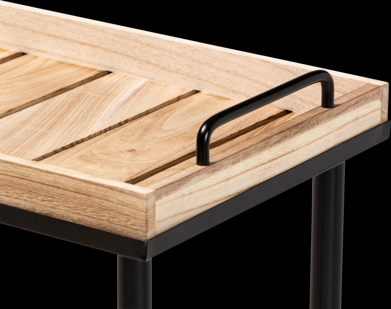 Elizons Brown Bar Cart - Thumbnail - Image 6