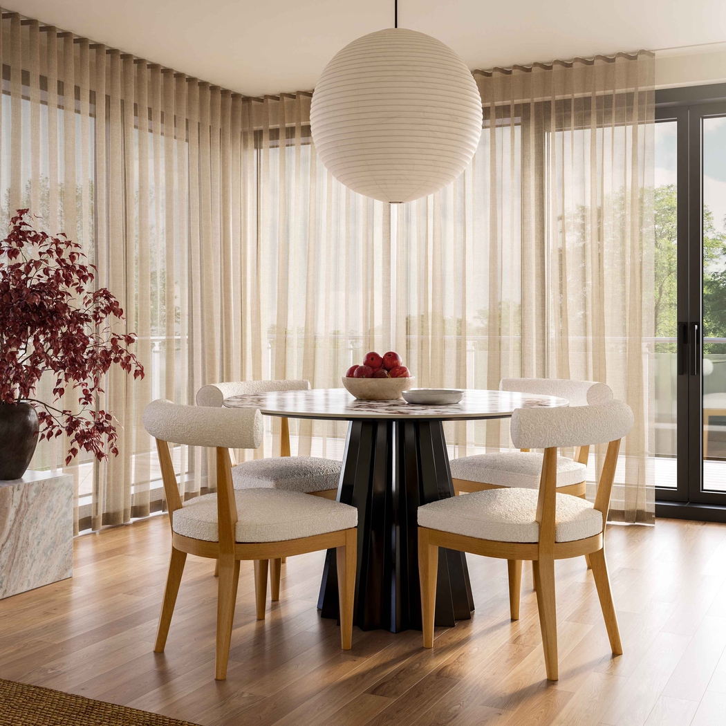 Eljan Cream Dining Chair - Thumbnail - Image 2