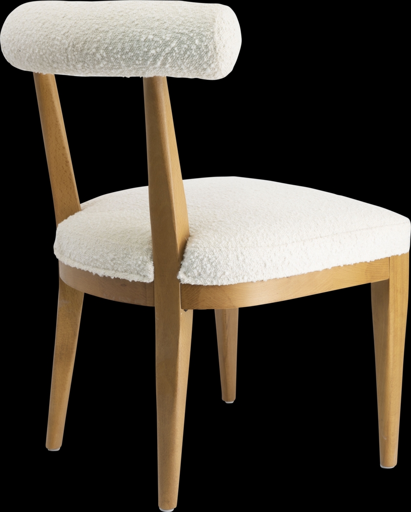Eljan Cream Dining Chair - Thumbnail - Image 4